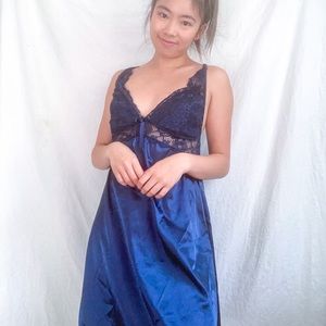 open back slip dress